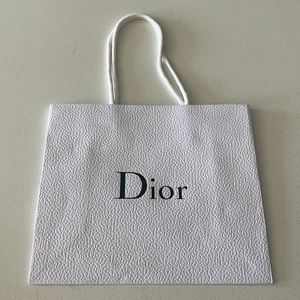 Authentic Dior Paper Gift Bag Medium